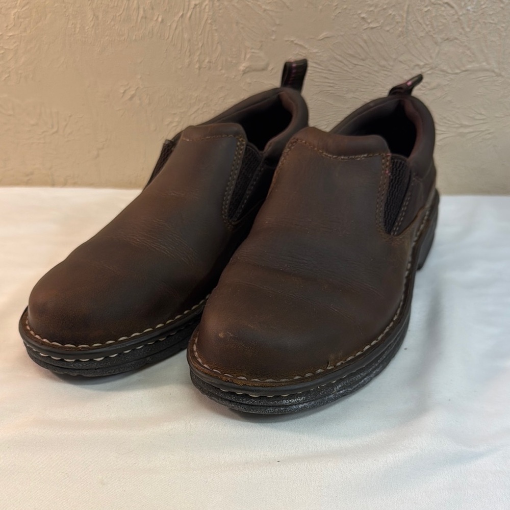Ariat Brown Loafers with Soft Suede and Durable Sole